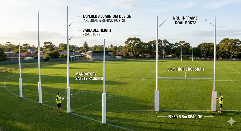 AFL Posts vs. NRL Goal Posts: Understanding the Technical Differences