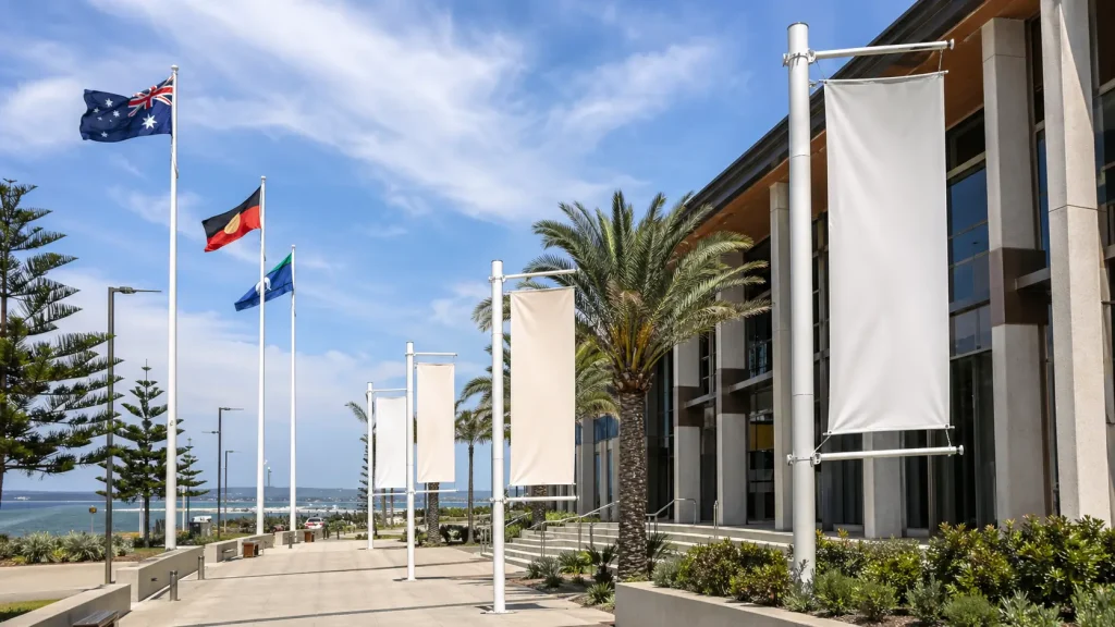 Have remaining EOFY budget Discover why upgrading your site's commercial flagpoles and banner poles is a smart, long-term investment for safety and visibility